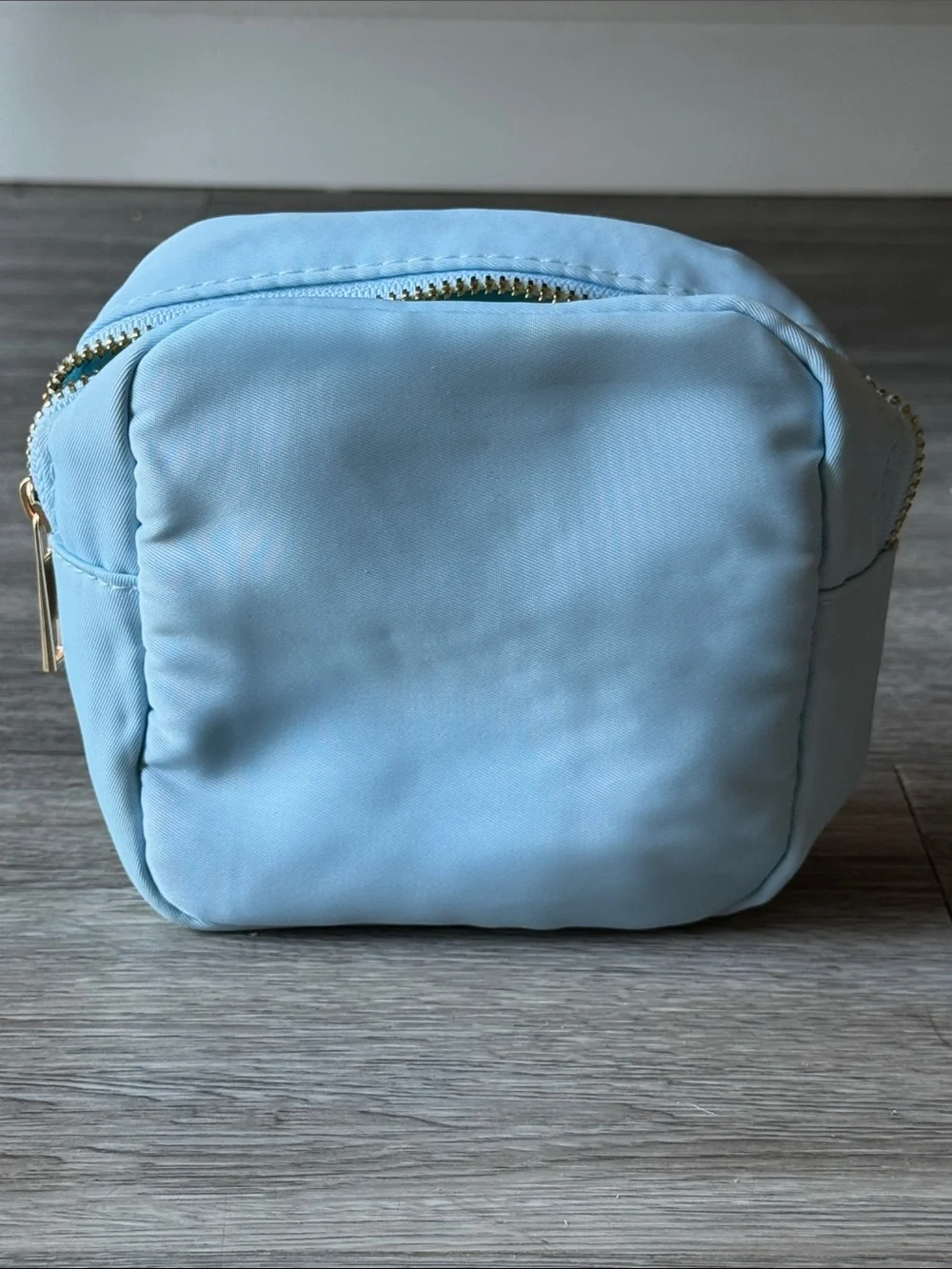 Airplane Mini Nylon Makeup Bag  Pearl Patch Pouch